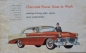 Preview: Chevrolet Modelprogram 1956 "Power goes to work" Carbrochure (0738)